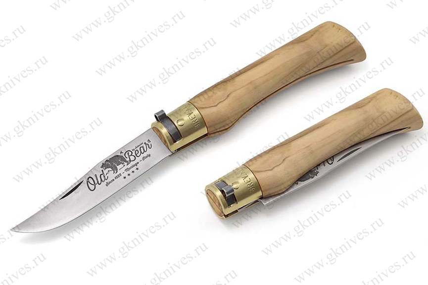 Нож Antonini 9307/21_LU Olive L арт.0502.30