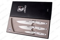 Набор кухонных ножей JERO Coimbra White NS.6-PMSJR арт.0404.97